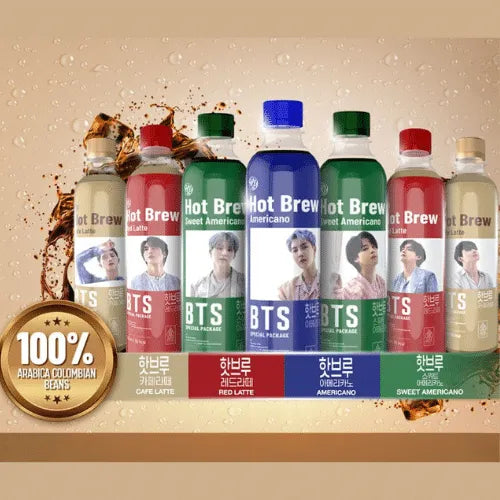 Hot Brew Sweet Café Latte – 350ml | Édition BTS – HY