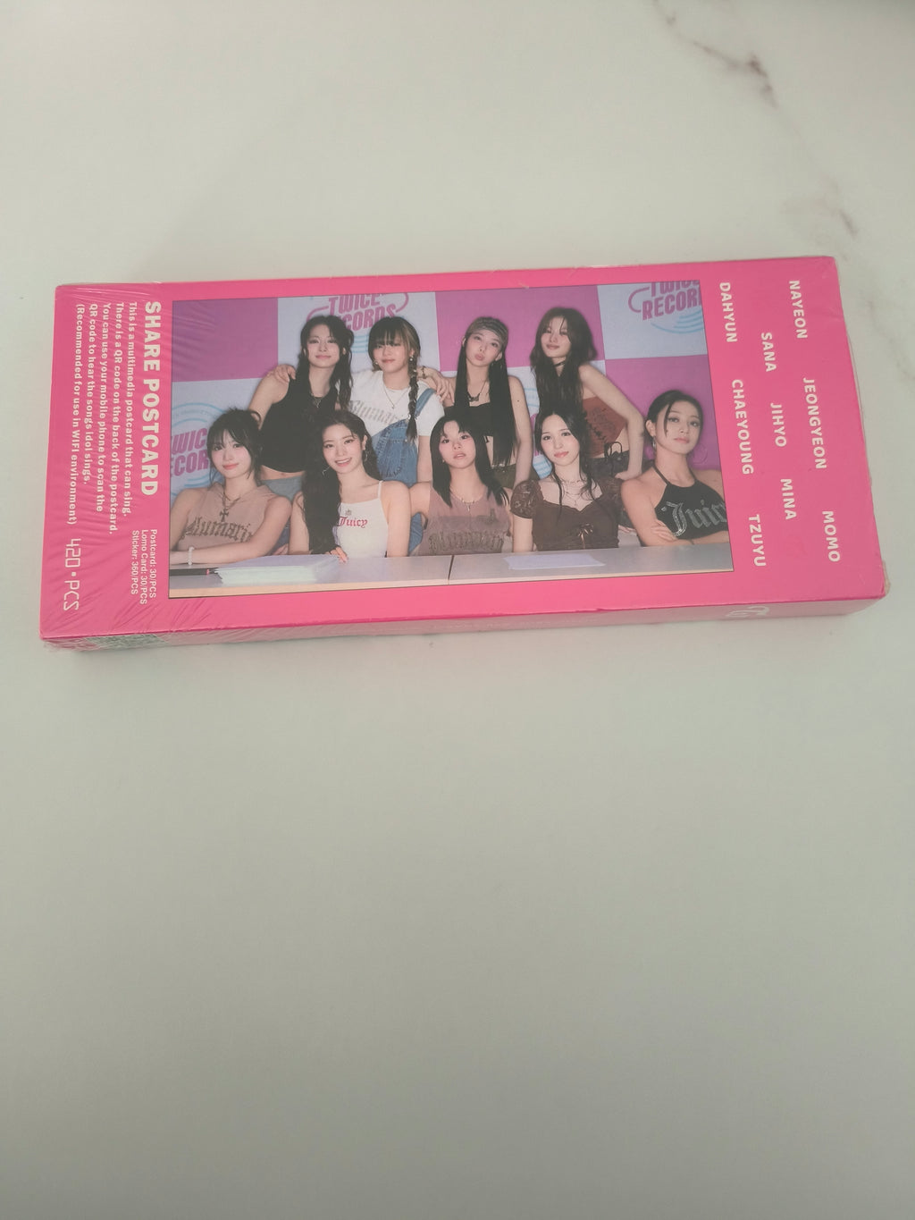 Fanmade carte postal de TWICE