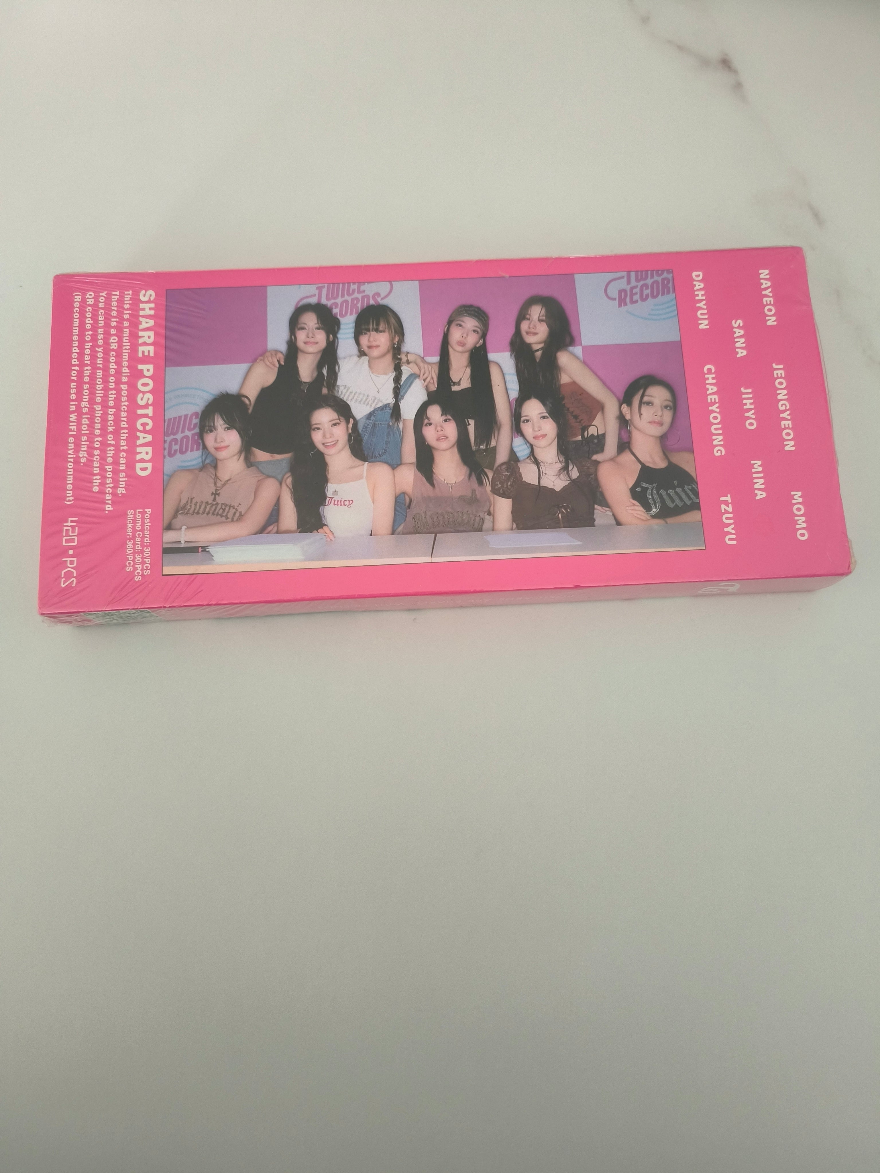 Fanmade carte postal de TWICE