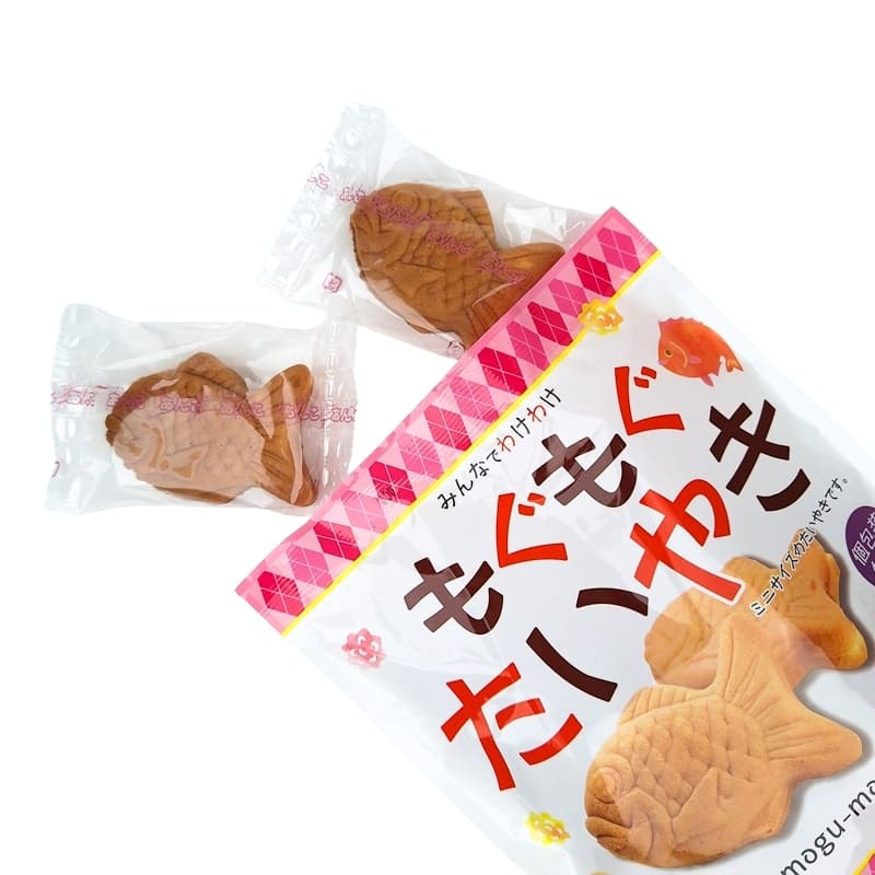 Mogu Mogu mini Taiyaki fourrés à la pâte de haricots rouges - 200g