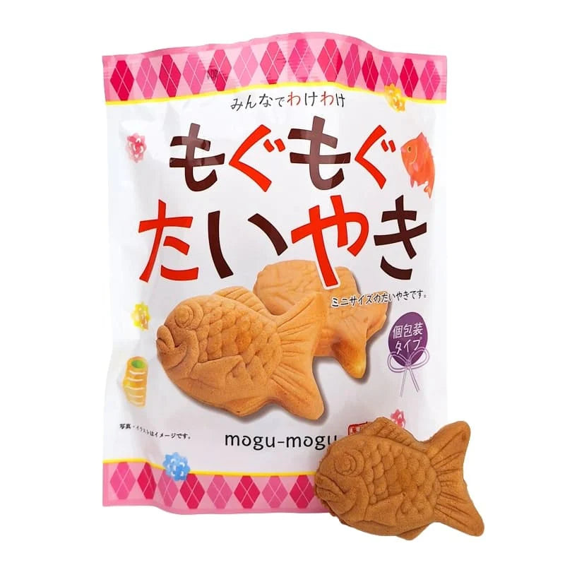 Mogu Mogu mini Taiyaki fourrés à la pâte de haricots rouges - 200g